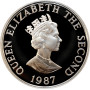 Jersey 2 pounds 1987, PROOF, "25th Anniversary - World Wildlife Fund"