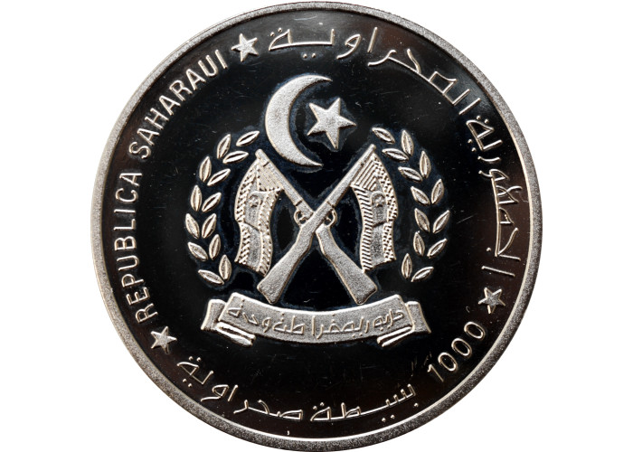 Western Sahara (Saharawi) 1000 pesetas 1997, UNC, "Graf Ferdinand von Zeppelin"
