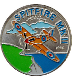Western Sahara (Saharawi) 100 pesetas 1995, BU, "British Spitfire Mk2"