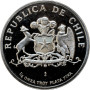 Chile 1/4 Unze ND (1983) So, PROOF, "10. Jahrestag der nationalen Befreiung"