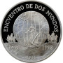 Chile 10000 Pesos 1991, PROOF, "500 Jahre Entdeckung Amerikas" Silbermünze