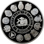 Chile 10000 Pesos 1991, PROOF, "500 Jahre Entdeckung Amerikas" Silbermünze