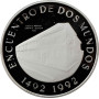 Kolumbien 10.000 Pesos 1991, PROOF, "Iberoamerika - Treffen zweier Welten"