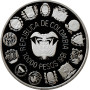 Kolumbien 10.000 Pesos 1991, PROOF, "Iberoamerika - Treffen zweier Welten"