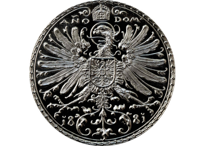 Германская империя Медаль 1881 г., PROOF, "Стрелковый фестиваль в Мюнхене"