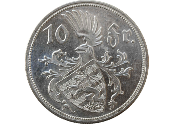 Luxemburg 10 Franken 1929, UNC, "Großherzogin Charlotte (1918 - 1964)"
