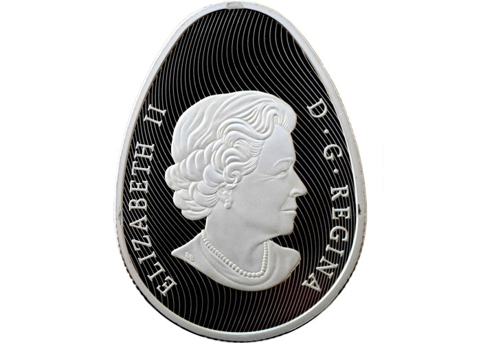 Kanada 20 Dollar 2021, PROOF, "Traditionelle ukrainische Pysanka" Silbermünze