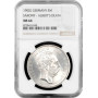 Saxony 5 mark 1902 E, NGC MS64, "Death of Albert of Saxony" silver coin