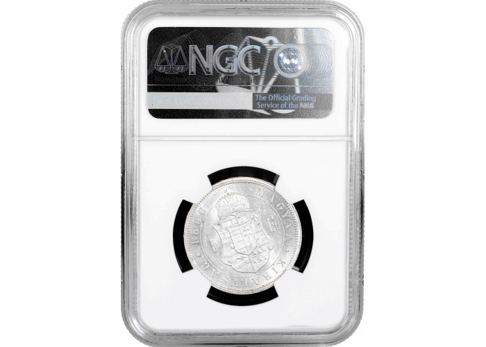 Hungary 1 forint 1890 KB, NGC MS61, "Emperor Franz Joseph I (1848 - 1916)"