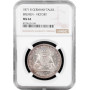 Bremen 1 thaler 1871 B, NGC MS64, "Victory Over France" silver coin