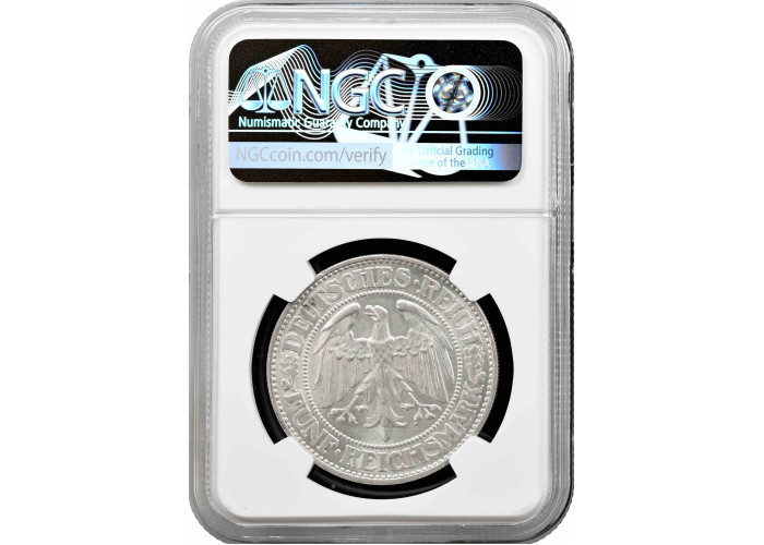 Deutschland 5 Reichsmark 1928 F, NGC MS63, "Weimarer Republik (1924 - 1938)"