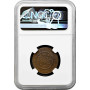 Brazil 10 reis 1824 R, NGC MS61 BN, "Emperor Peter I (1822 - 1831)" Pop 1/1