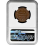 Austrian Netherlands 2 liards 1790, NGC AU58 BN, "Independence of Belgium"