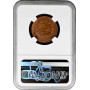 Luxembourg 5 centimes 1889, NGC MS63 RB ESSAI, "King William III (1849 - 1890)"