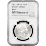 Bavaria 1 thaler 1871, NGC MS63, "Germany Victory in Franco-Prussian War"