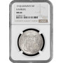 Hamburg 3 mark 1910 J, NGC MS64, "Free City (1871 - 1918)" silver coin
