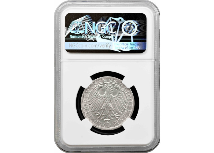 Weimar Republic 3 reichsmark 1928 A, NGC MS65, "900th Anniversary of Naumburg"