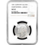 Wurttemberg 1 gulden 1841, NGC MS62, "King William I (1816 - 1864)"