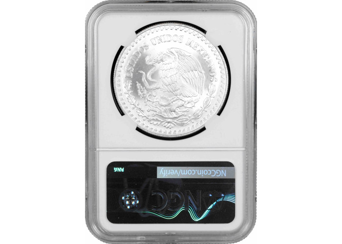 Mexico 1 onza 1996 Mo, NGC MS68, "Silver Bullion Coinage "Libertad"