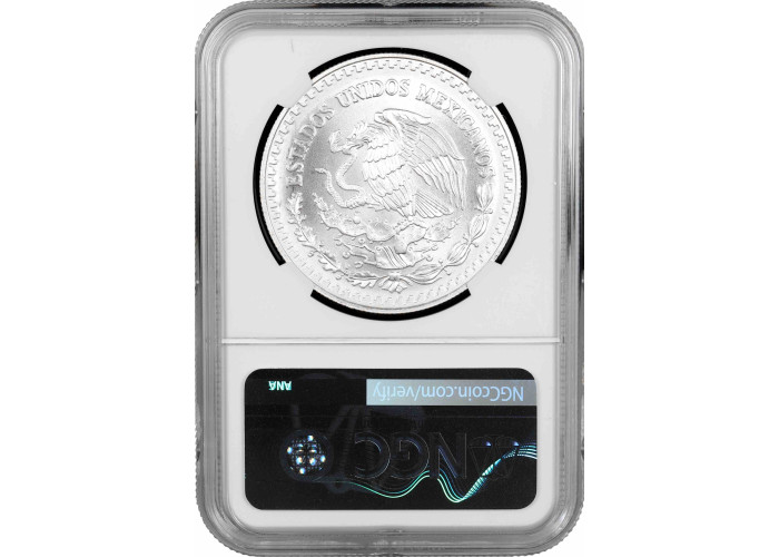 Mexico 1 onza 1997 Mo, NGC MS69, "Silver Bullion Coinage "Libertad"