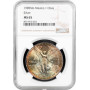 Mexico 1 onza 1985 Mo, NGC MS65, "Silver Bullion Coinage "Liberty" PATINATED