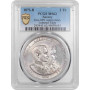 Saxony 2 vereinsthaler 1872, PCGS MS62, "Anniversary of Golden Wedding"