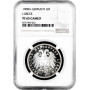 Lubeck 3 mark 1908 A, NGC PF65 CAM, "Free city of Lubeck (1871 - 1918)" silver