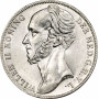 Niederlande 1 Gulden 1848, PCGS MS62, "König Wilhelm II (1840-1849)" Silbermünze