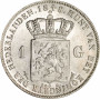 Niederlande 1 Gulden 1848, PCGS MS62, "König Wilhelm II (1840-1849)" Silbermünze