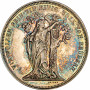 Austria 1 thaler 1868, PCGS MS62, "Third German Shooting Festival" silver coin