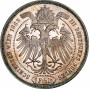 Austria 1 thaler 1868, PCGS MS62, "Third German Shooting Festival" silver coin