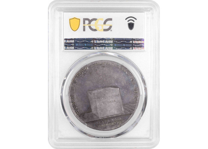 Bavaria 1 thaler 1818, PCGS MS62, "Granting of Bavarian Constitution"