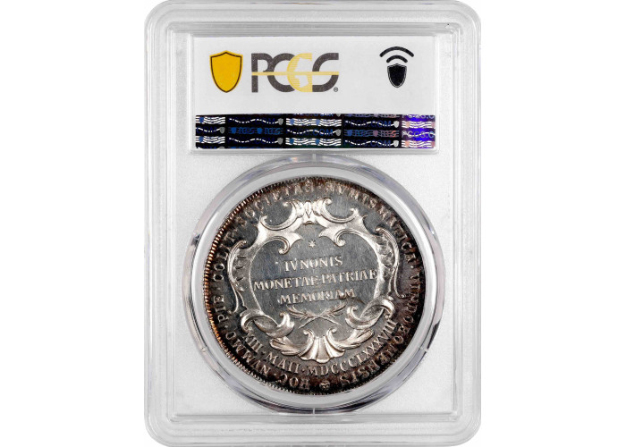 Австрия медаль 1888 г., PCGS SP64, "Открытие памятника Марии Терезии в Вене"