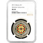 Ukraine 5 hryven 2013, NGC MS68, "Ukrainian Vyshyvanka"