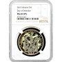 Ukraine 5 hryven 2015, NGC MS69 DPL, "Ukrainian Day of Defender"