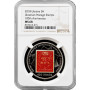 Ukraine 5 hryven 2018, NGC MS68, "100th Anniv. First Postage Stamps of Ukraine"
