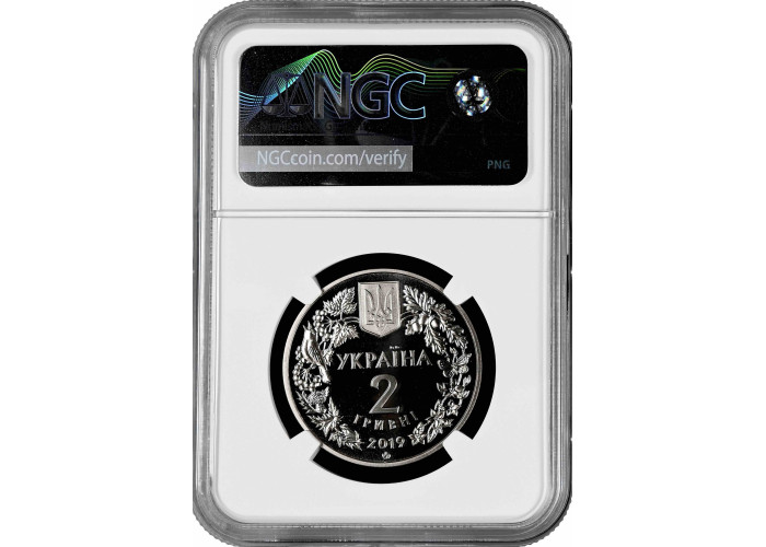 Ukraine 2 hryvni 2019, NGC MS69 DPL, "Haliaeetus Albicilla" Top Pop
