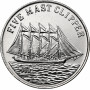 Laos 10 kip 1988, NGC MS68, "Five Mast Clipper" Top Pop 1/0