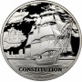 Belarus 1 rouble 2010, NGC MS70, "Sailing ships - The Constitution" Top Pop 1/0