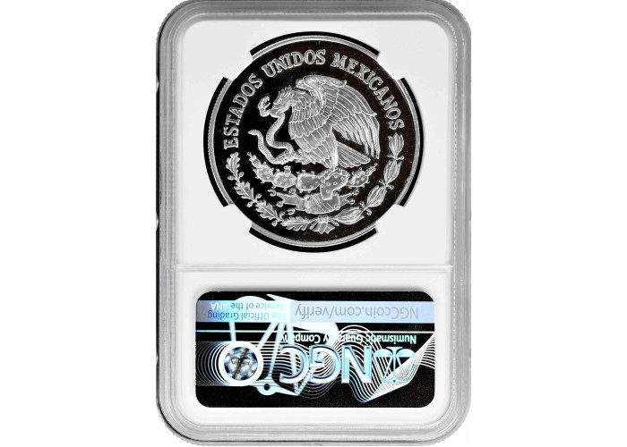 Mexico 100 pesos 1992 Mo, NGC PF69 UC, "Vaquita Porpoise (Phocoena sinus)"