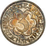 Веймарская Республика 3 рейхсмарки 1927 г. A, NGC PF67, "1000 лет Нордхаузену" Top Pop