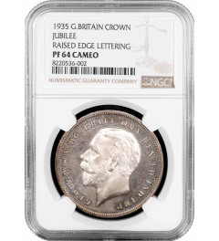 Great Britain 1 crown 1935, NGC PF64 CAM, "25th Anniversary - Reign of George V"