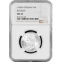 Bavaria 2 mark 1906 D, NGC MS60, "King Otto I (1886 - 1913)" silver coin
