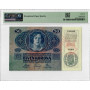 Austria 50 Kronen 1920, PMG 66 EPQ, "Oesterreichisch-Ungarische Bank" Pick# 46 