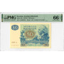 Швеція 50 крон 1978-81, PMG 66 EPQ, "Sveriges Riksbank" Pick# 53c