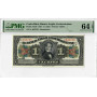Costa Rica 1 Colon 1917, PMG 64 EPQ, "Banco Anglo-Costarricence" Pick# S121r