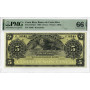 Costa Rica 5 Pesos 1899, PMG 66 EPQ, "Banco de Costa Rica" Pick# S163r1