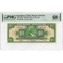 Haiti 10 Gourdes 1919 (ND 1971), PMG 68 EPQ, "Banque Nationale" Pick# 203a Top Pop