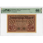 Germany 20 Mark 1918, PMG 66 EPQ, "State Loan Currency Note" Pick# 57