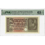 Німеччина 20 рейхсмарок 1940-45, PMG 65 EPQ, "Окуповані території Другої світової війни", Pick# R139